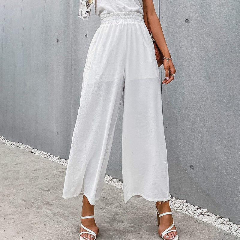 High Waist Wide Leg Casual Loose Pants