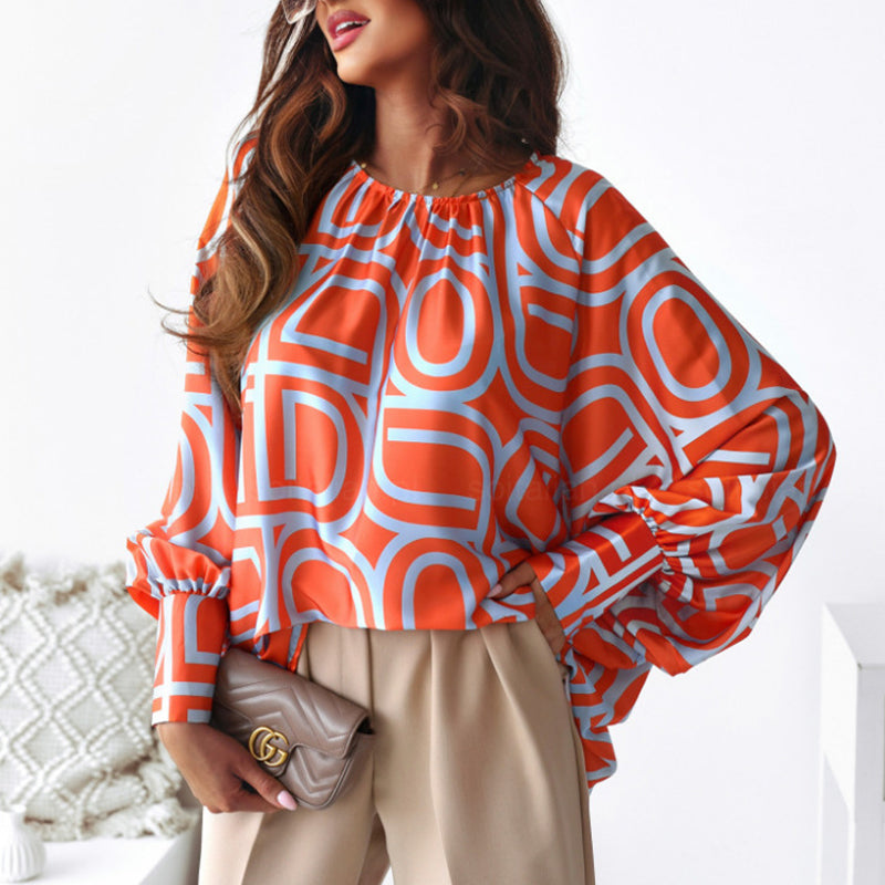Fashion Print Spring Flowy T-shirt