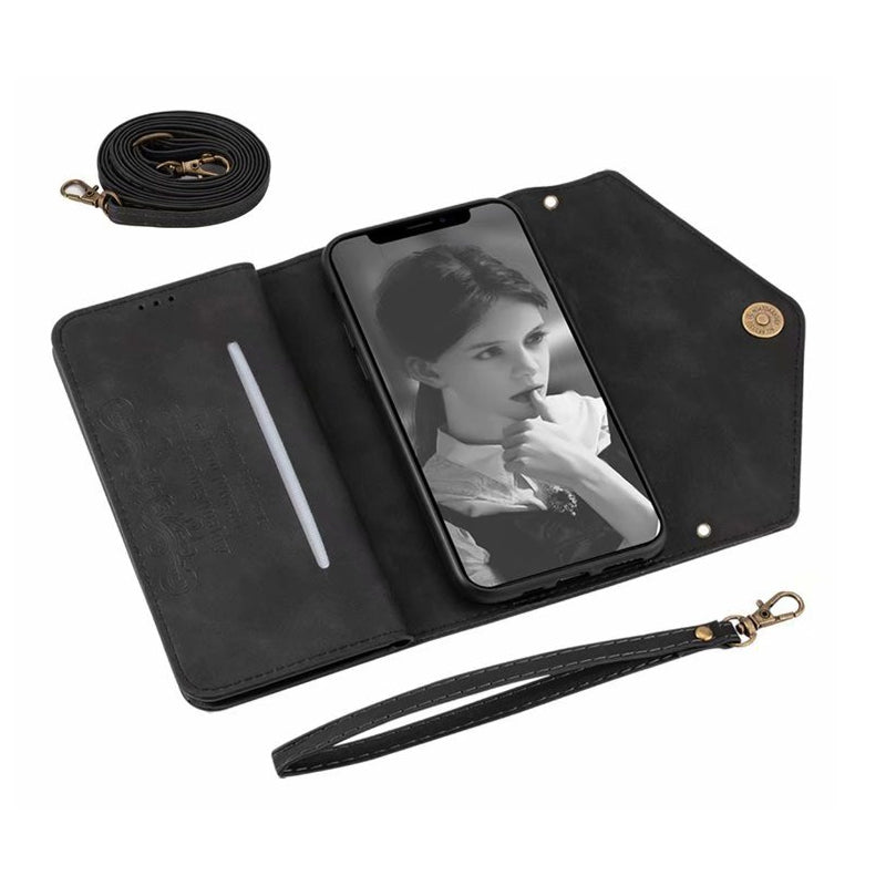 Casekis Crossbody Wallet Leather Phone Case