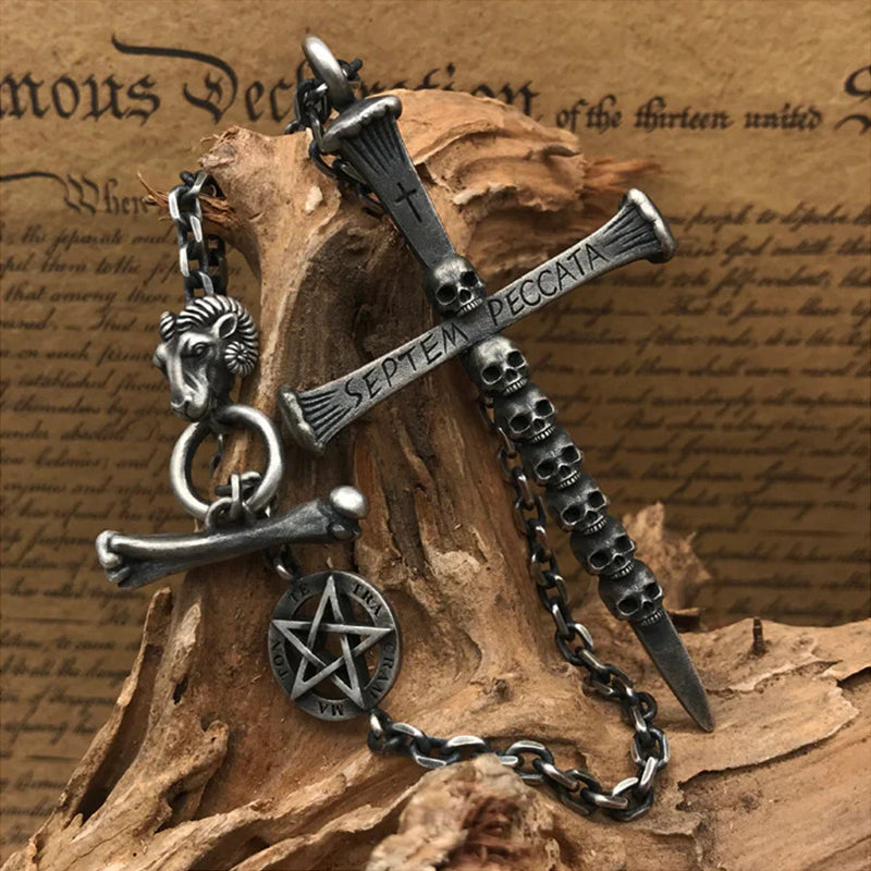 Cross Skull Necklace