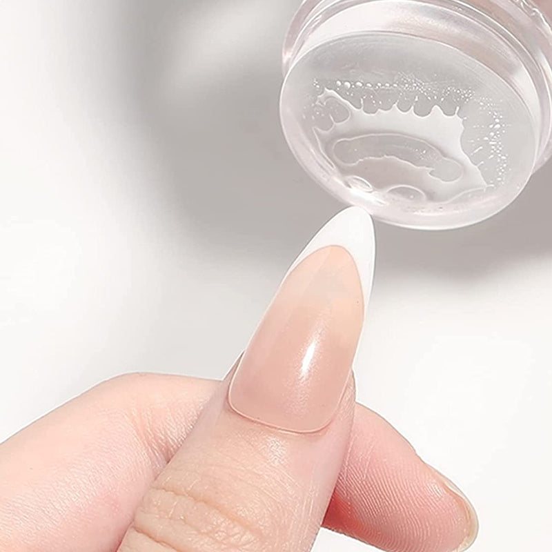 Transparent Silicone Nail Art Stamper