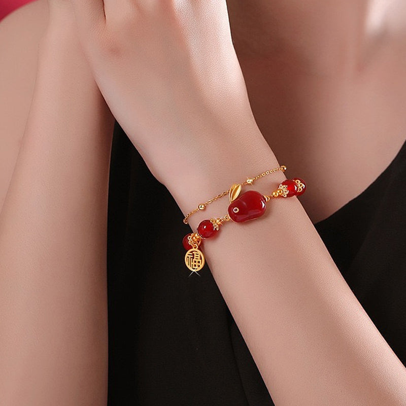 Fortune Lucky Jade Rabbit Bracelet
