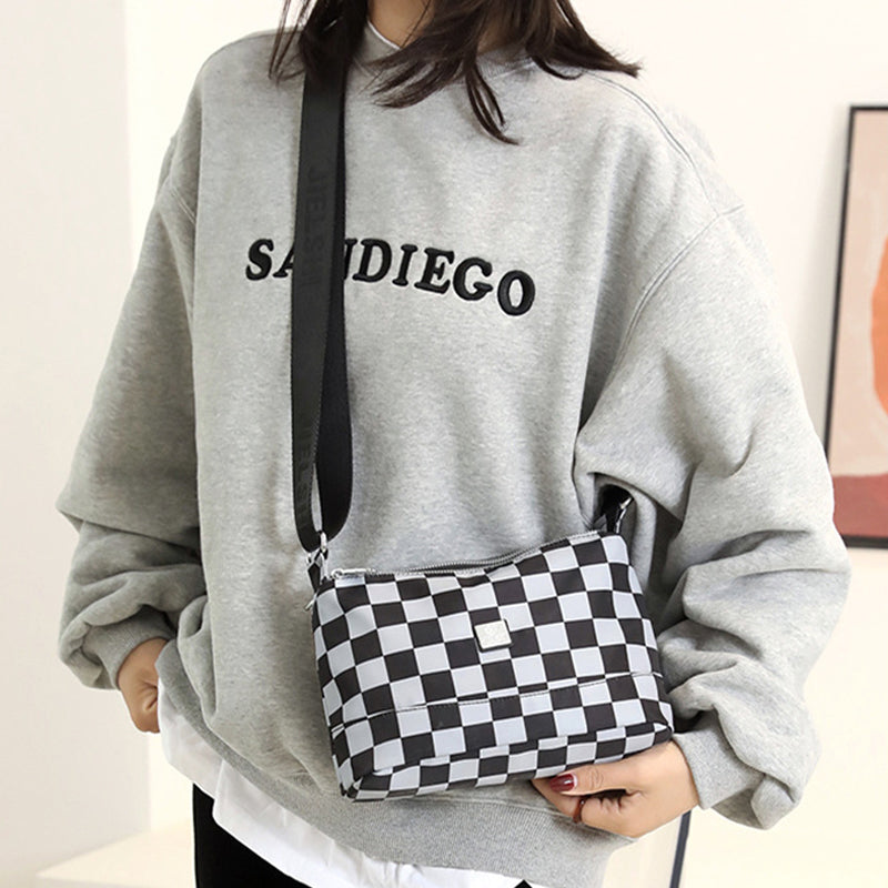 Fashion Plaid Shoulder Bag