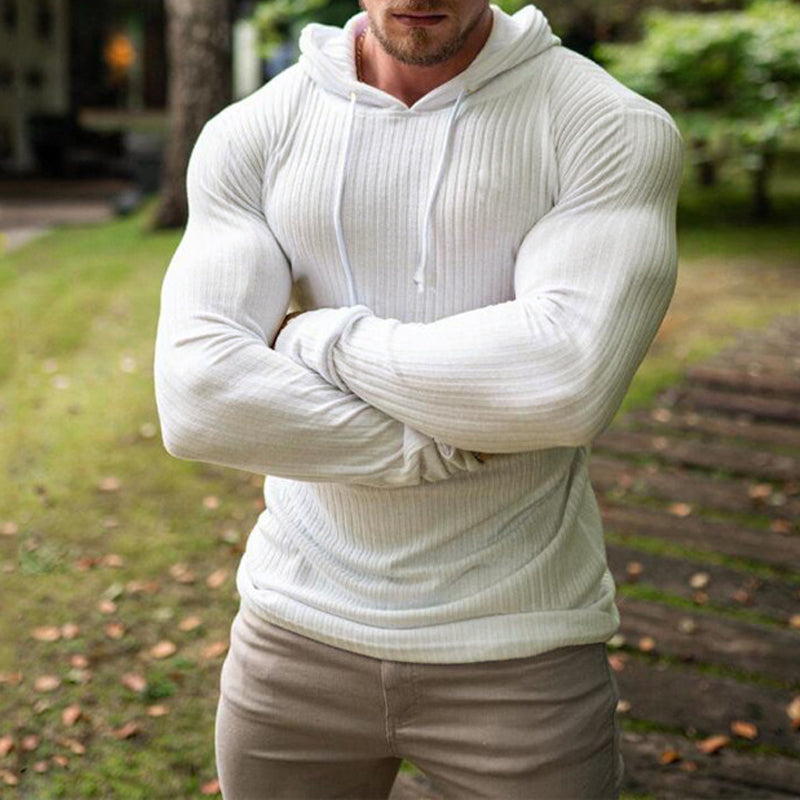 Thin Hooded Long Sleeve T-Shirt