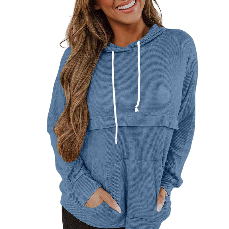 Waffle Hooded T-shirt