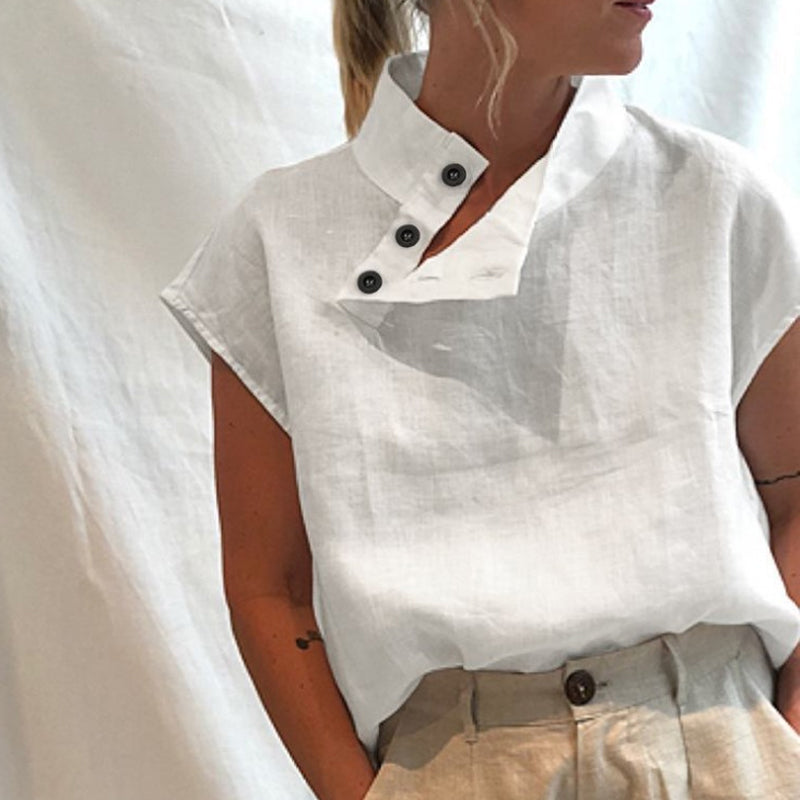 Solid Slim Fit Collar Shirt