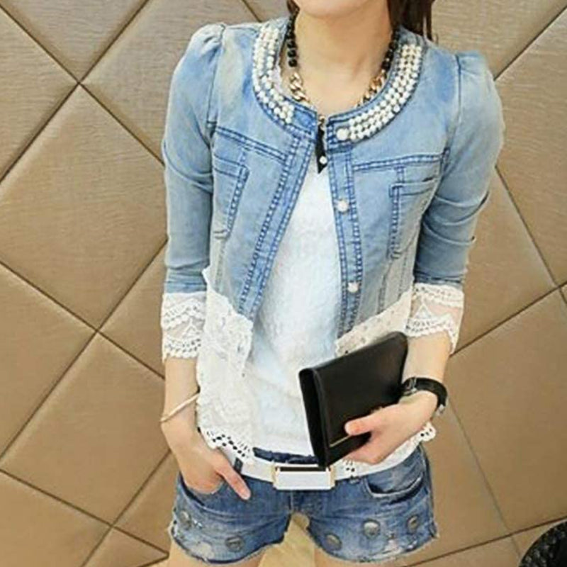 Paneled Denim Jacket