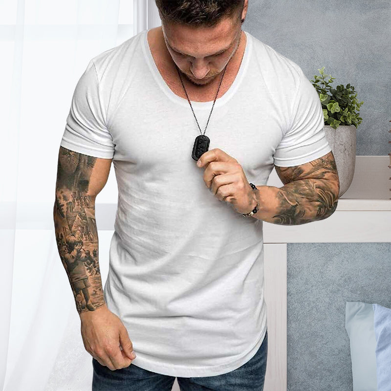 Solid Men's Short Sleeve T-Shirt