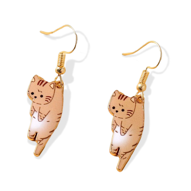 Cat Drop Earrings