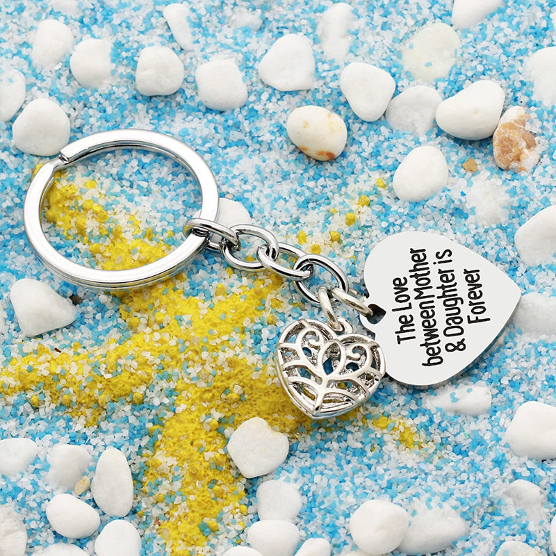 Heart Lettering Keychain