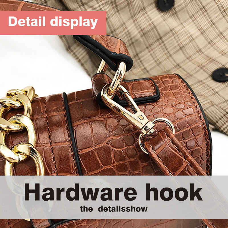 Stone Pattern Small Square Bag