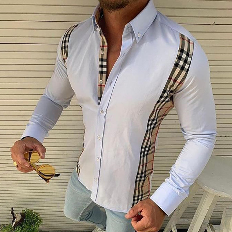 Plaid Panel Shirt