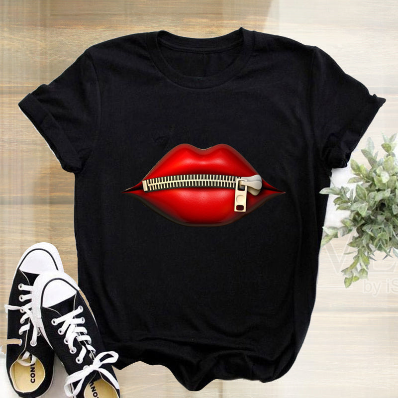 Lip Print T-Shirt