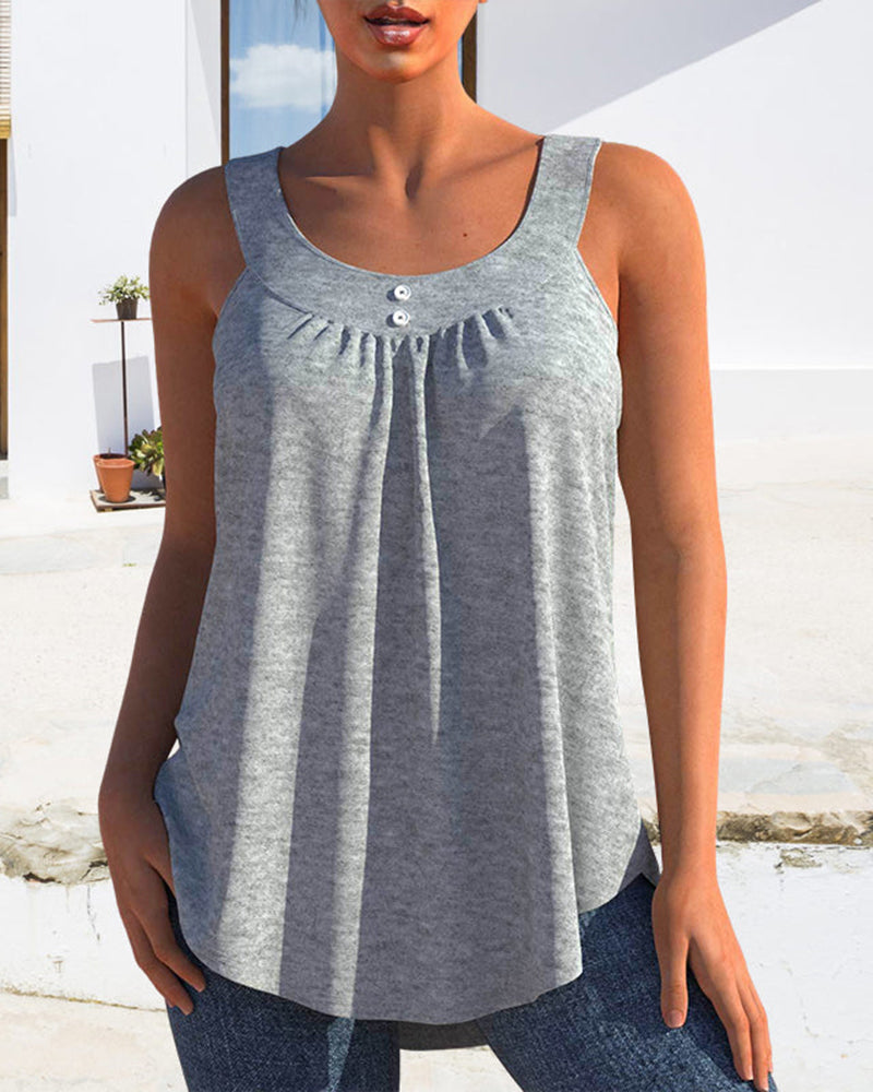 Casual Sleeveless Tank Top