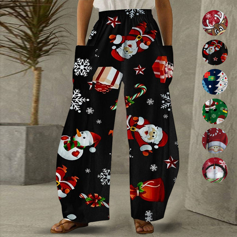 2022 Trendy Christmas Casual Loose Pants