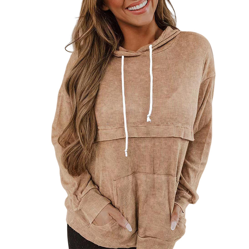 Waffle Hooded T-shirt