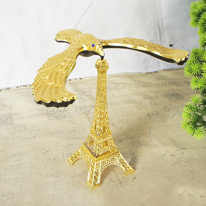 Eiffel Tower Model Balance Bird Photography Props Model