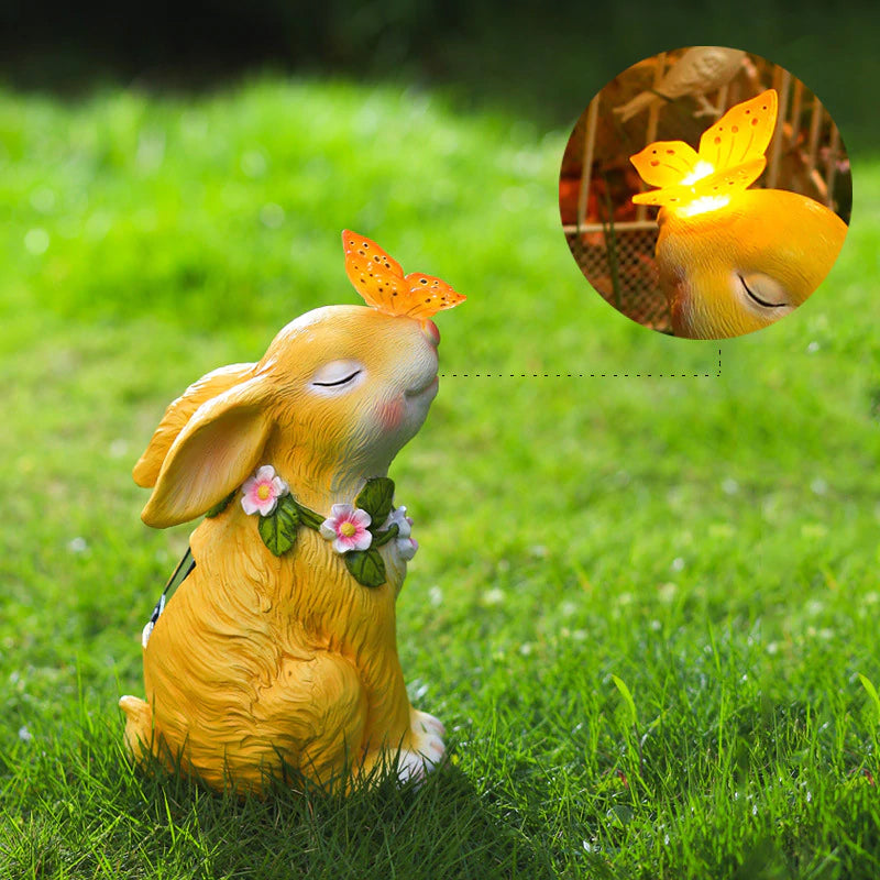 Easter Solar Powered LED Rabbit Light