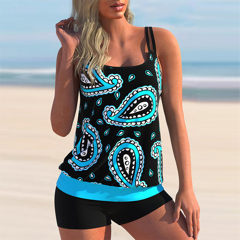 Colorful Print Swimsuit