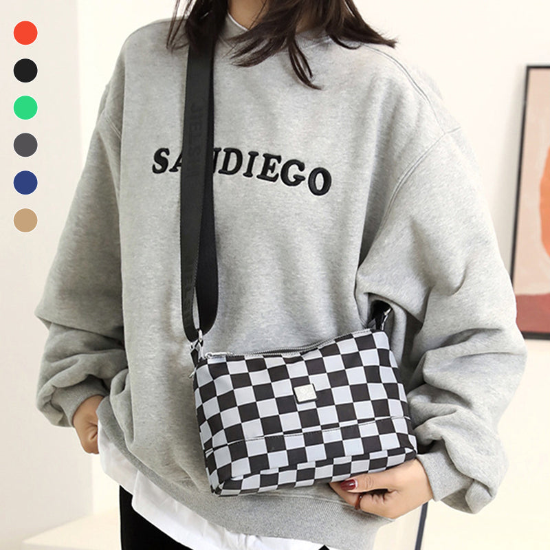 Fashion Plaid Shoulder Bag