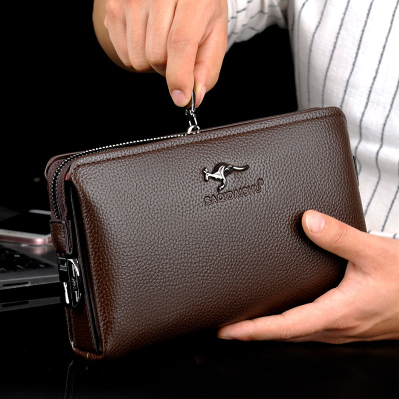 New Style Men's Clutch Zipper Wallet