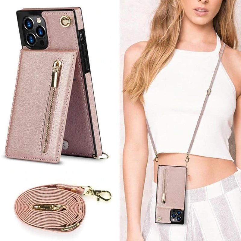 Crossbody Wallet iPhone Case