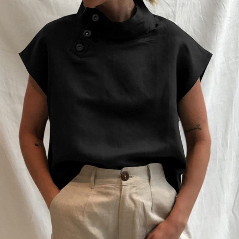 Solid Slim Fit Collar Shirt