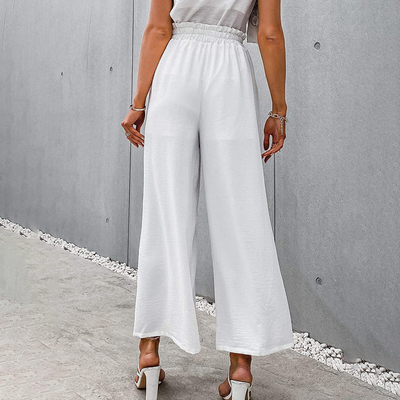 High Waist Wide Leg Casual Loose Pants