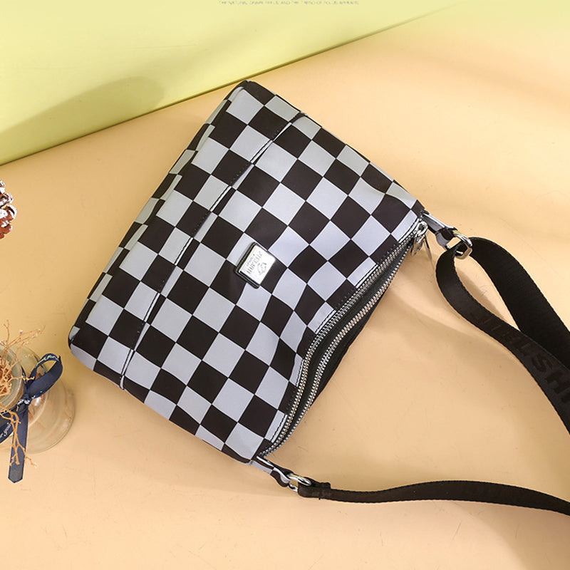 Fashion Plaid Shoulder Bag