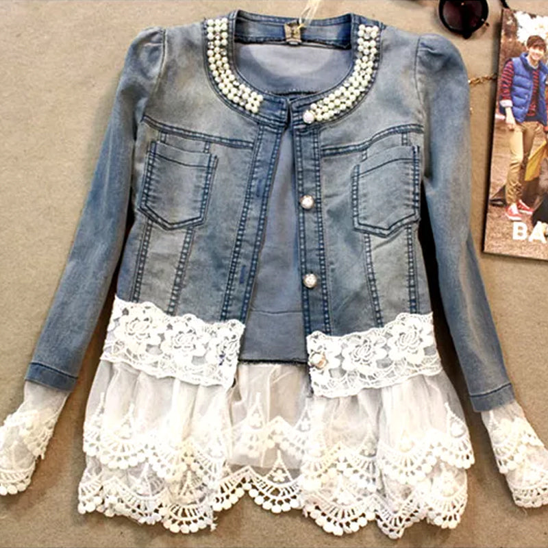 Paneled Denim Jacket