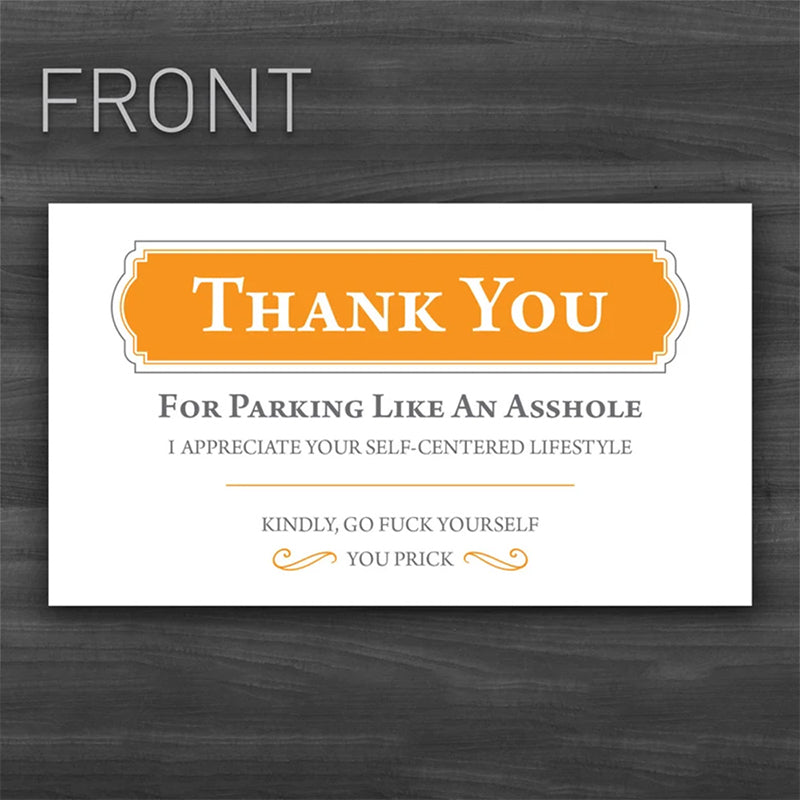 Fun Bad Parking Violation Stickers