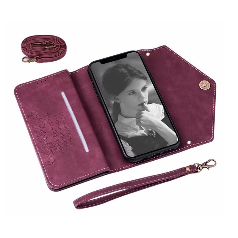 Casekis Crossbody Wallet Leather Phone Case