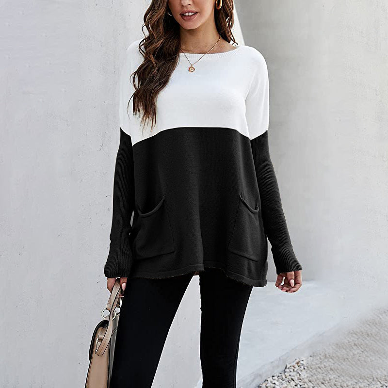 Loose Knit Long Sleeve Sweater