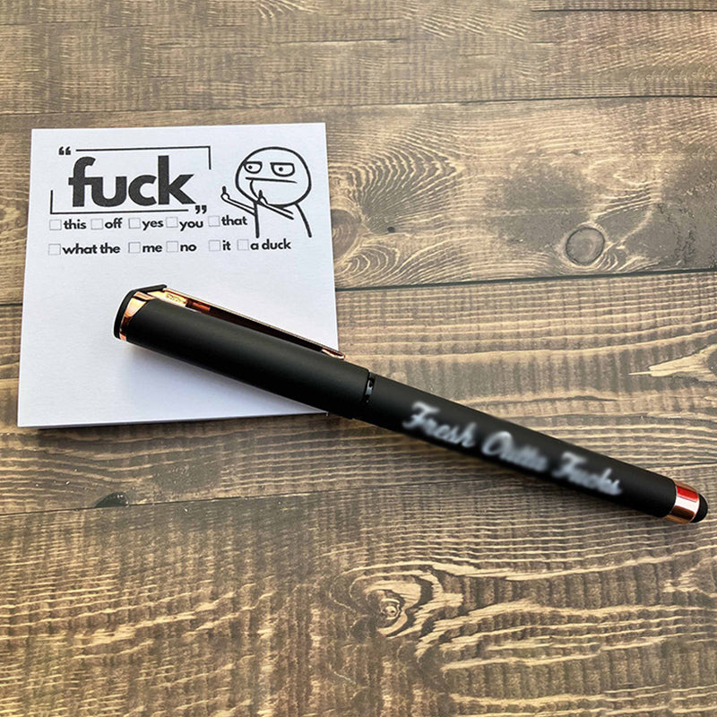 Creative Funny Sticky Notes and Pens