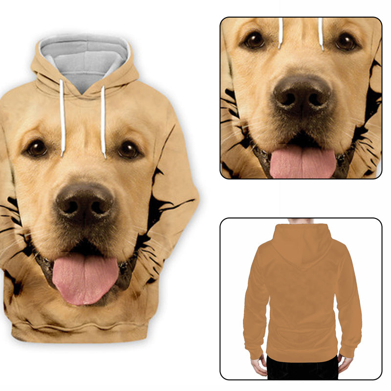 Animal dog 3D printed hoodie