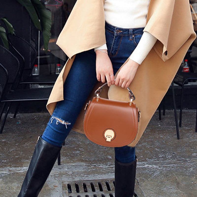 Shiny Leather Small Bag