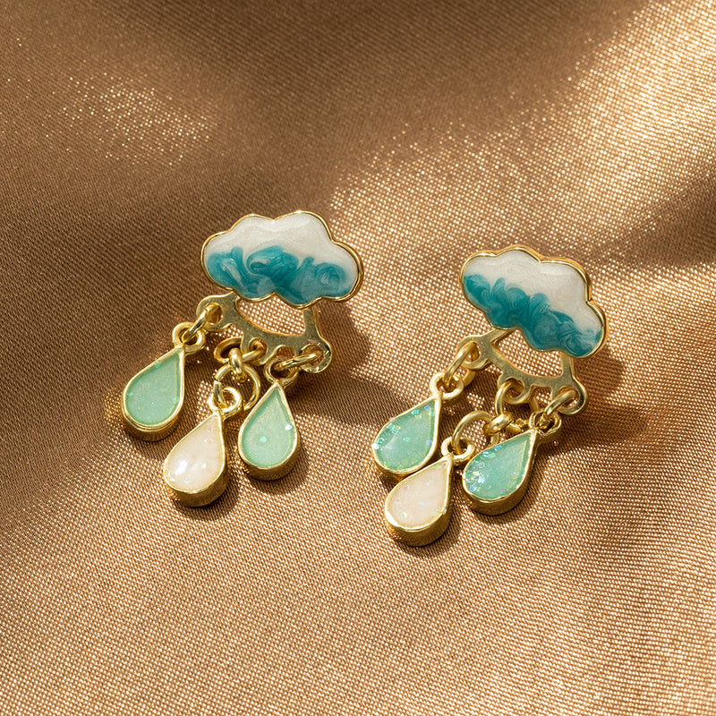 Rainy Day Cloud Earrings