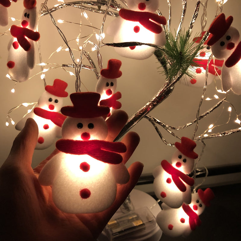 Snowman Christmas Tree LED Garland String Light
