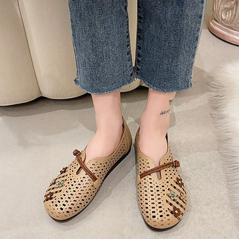 Women's Round Toe Hollow Shoes