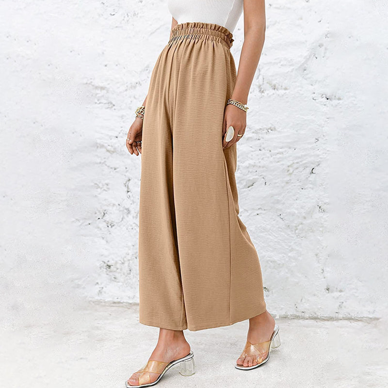 High Waist Wide Leg Casual Loose Pants