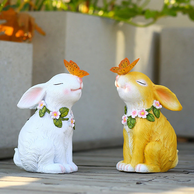 Easter Solar Powered LED Rabbit Light