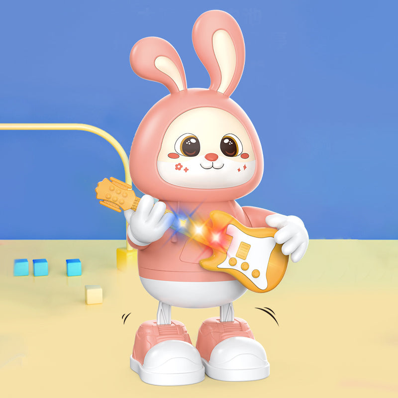 Adorable Rabbit Guitarist Toy