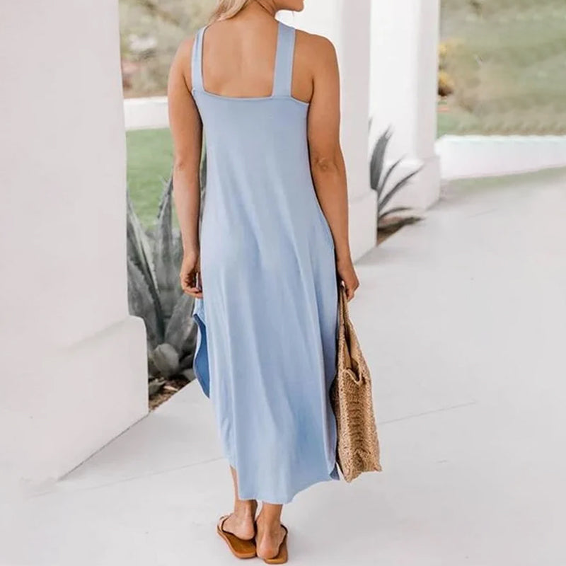 Halterneck Long Dress