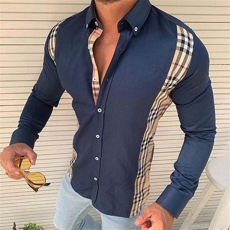 Plaid Panel Shirt