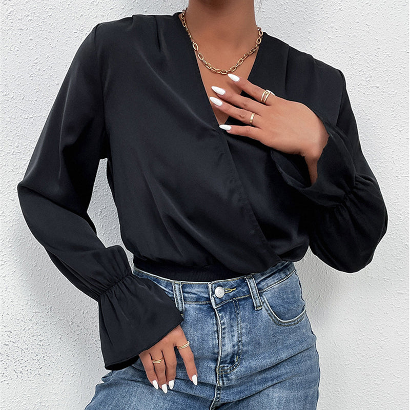 Flared Sleeve Bodysuit