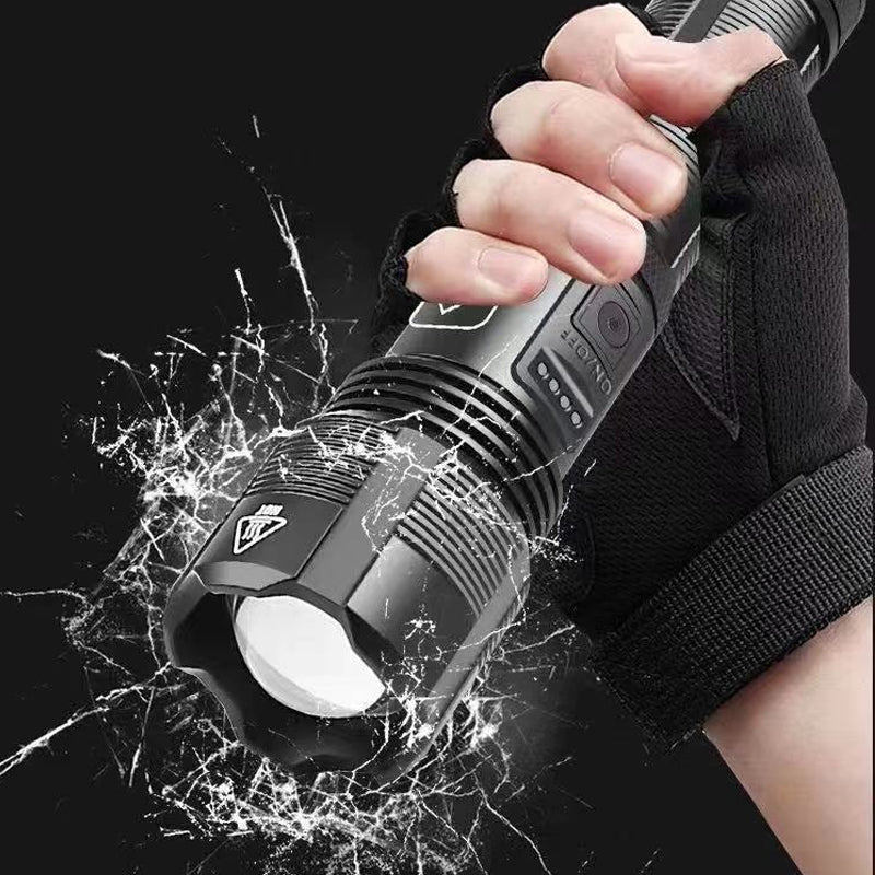 Waterproof laser military flashlight