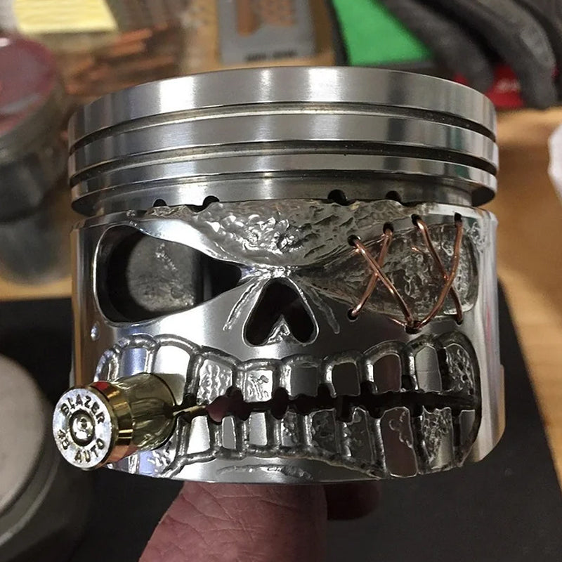 Skull Face Sculpture