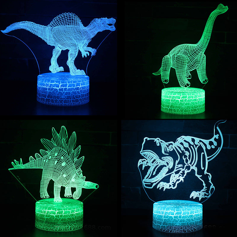 Multi-style Remote Control Color Dinosaur LED Night Light