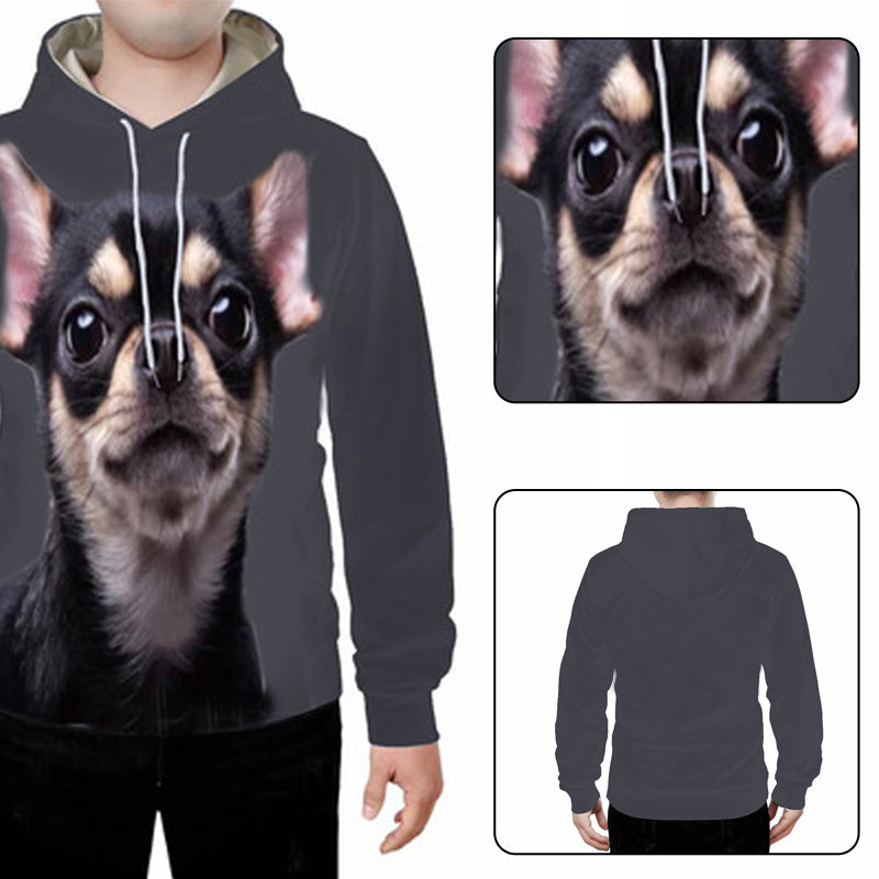 Animal dog 3D printed hoodie