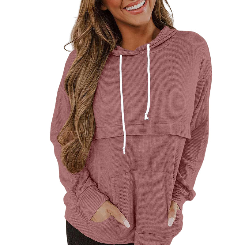 Waffle Hooded T-shirt